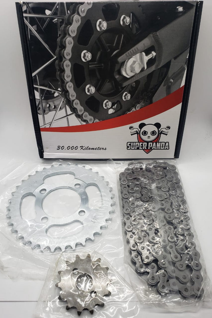 M/CYCLE SPROCKET/CHAIN Set Jialing 110 36T 14T 420 120L Super Panda