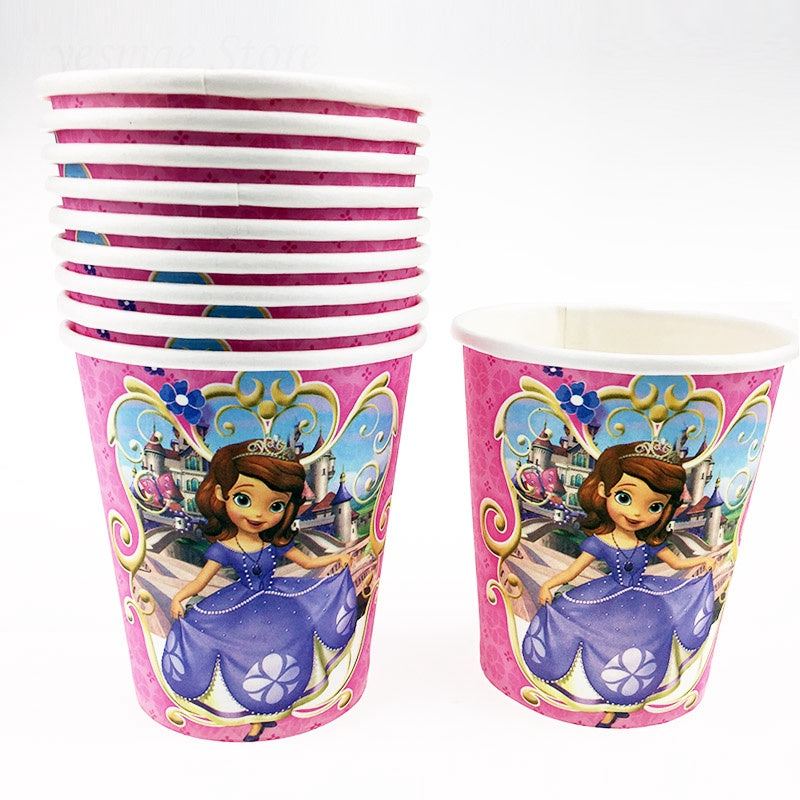 Party Cups Characters 12PCS Pack BI-177 Paper Type