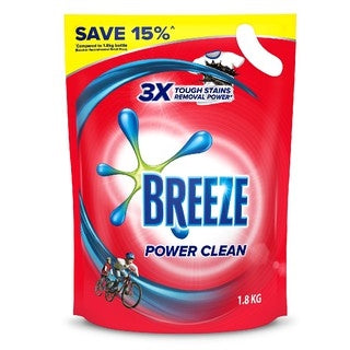 Breeze Detergent Liquid Power Cln 1.8kg