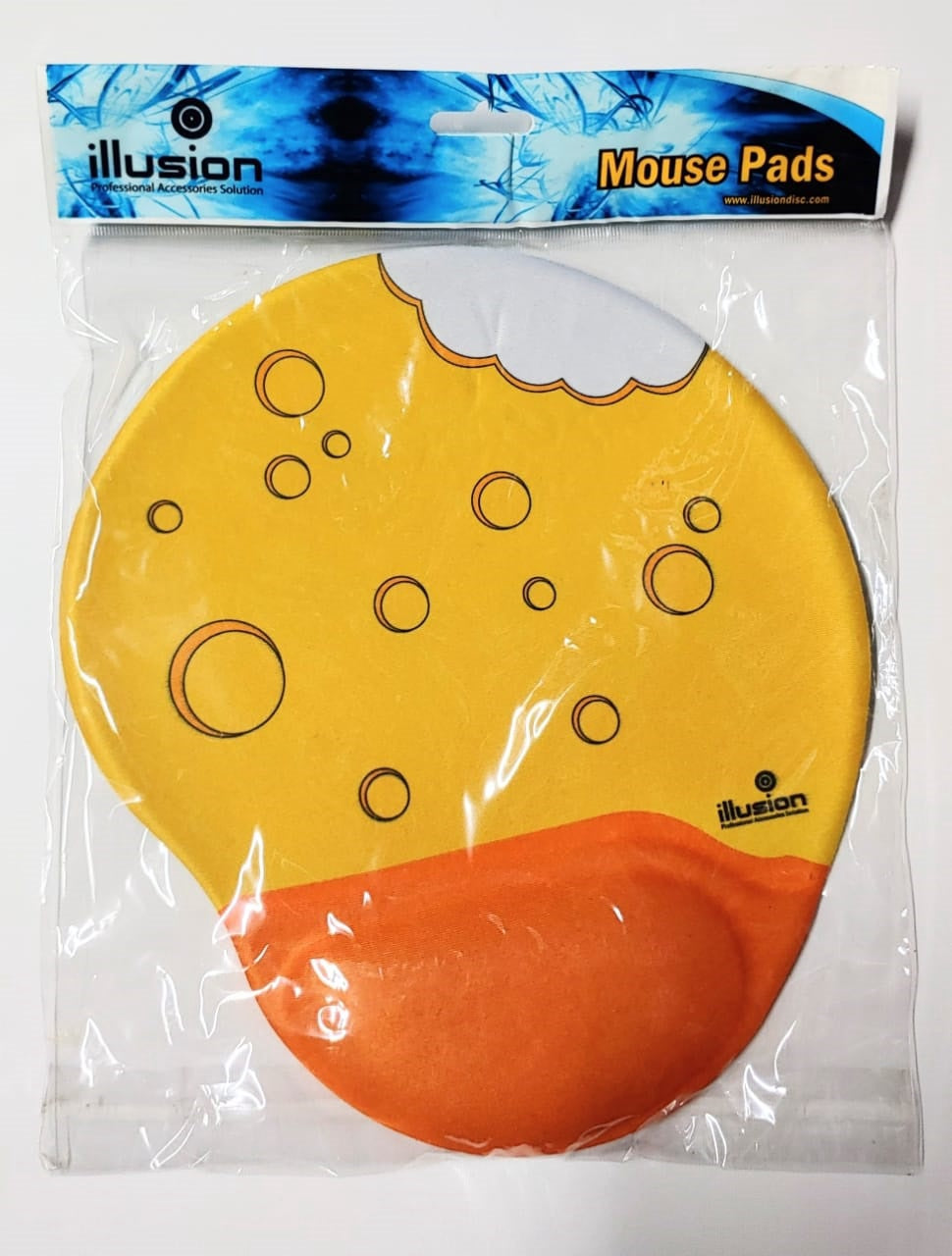 ILLUSION Comp. Mouse Pad Cheese 1009 GEL+FAB