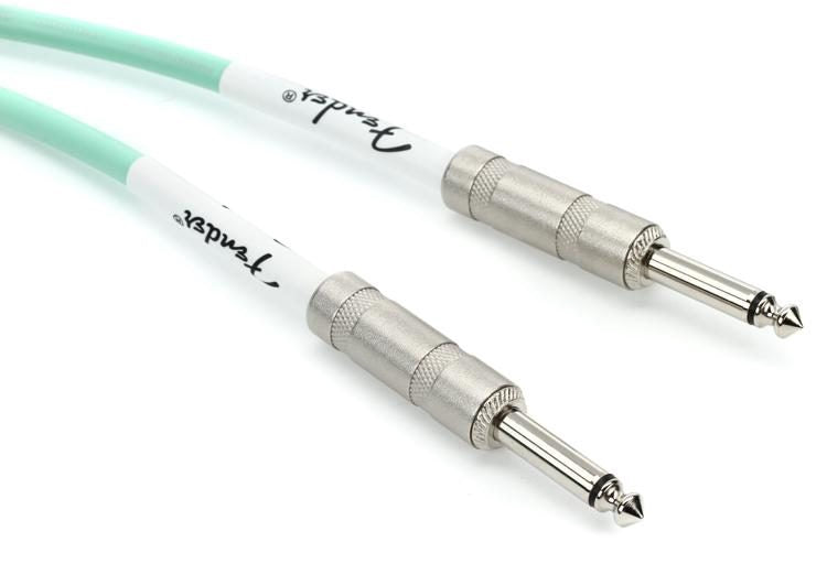 FENDER Lead 1 1/4" Male Mono to 1 1/4" Male Mono 18.6FT Cable 099-0520-058 Surf Green Guitar