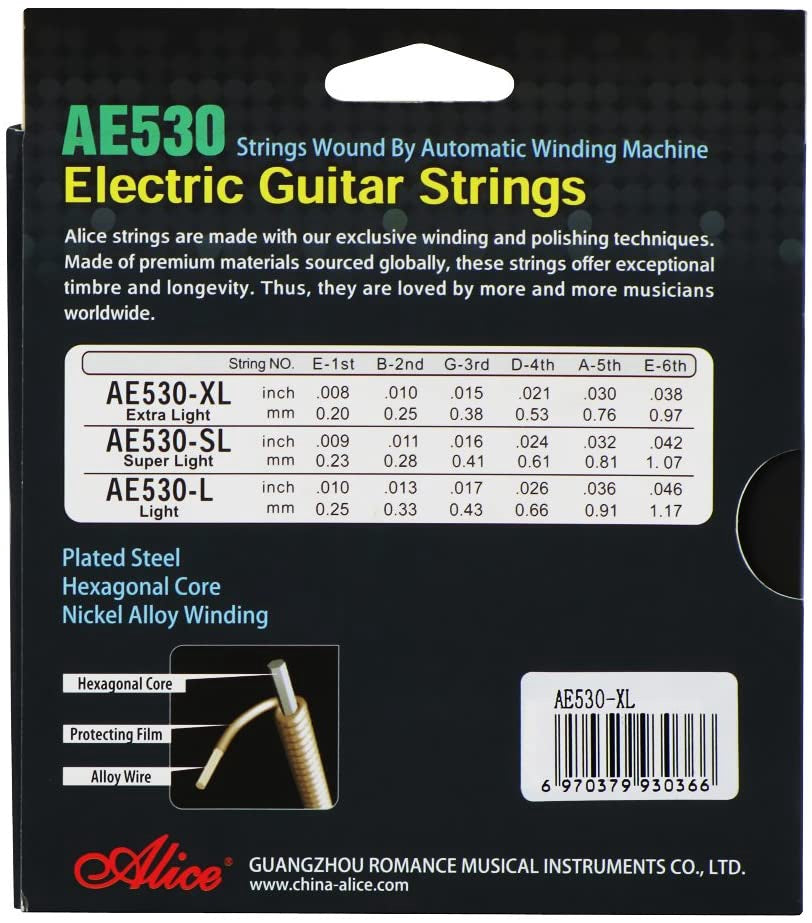 ALICE Guitar String AE530-SL Electric Superli