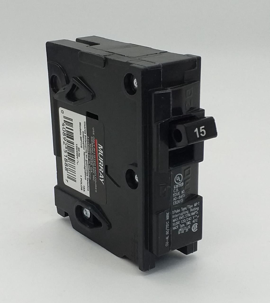 MURRAY Breaker 15AMPS S/POLE MP-115