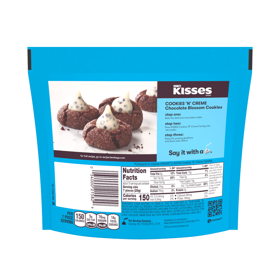 HERSHEY'S Kisses Cookies 'N' Creme 10OZ 283G