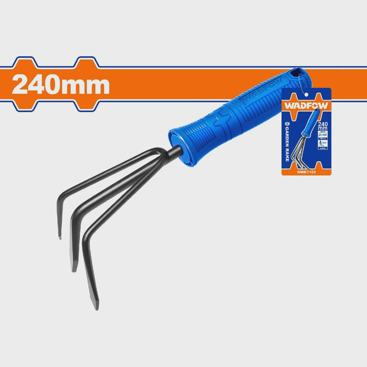 WADFOW Rake Metal Mini Garden WWK1103 240MM