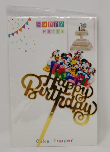 Party Cake Topper Happy Birthday Mickey Mouse YS15