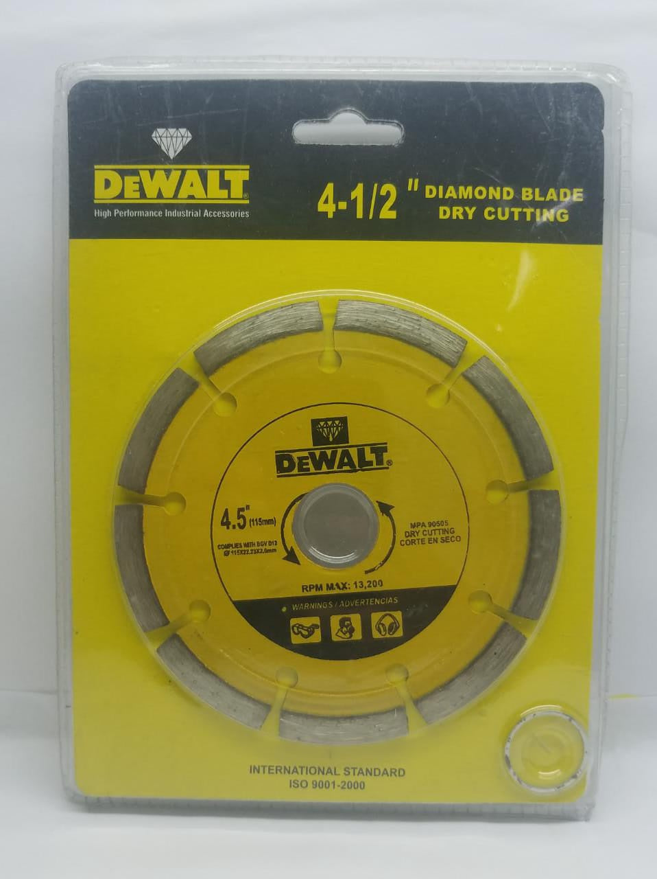DEWALT Disc 4 1/2" Dry Cut Diamond