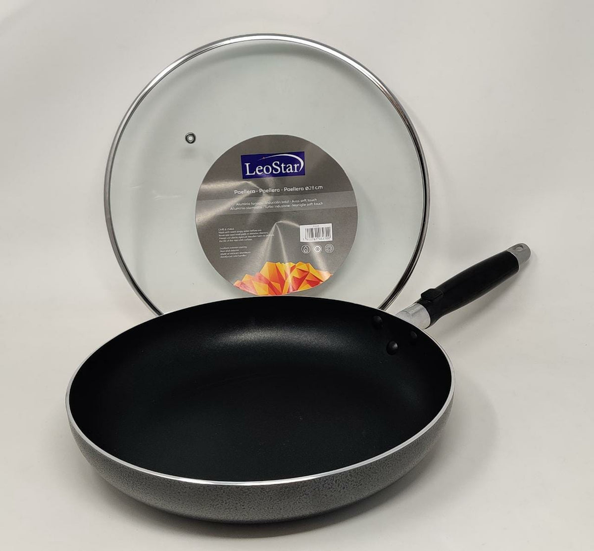 LEOSTAR Frying Pan FM28 with Glass Lid 28CM