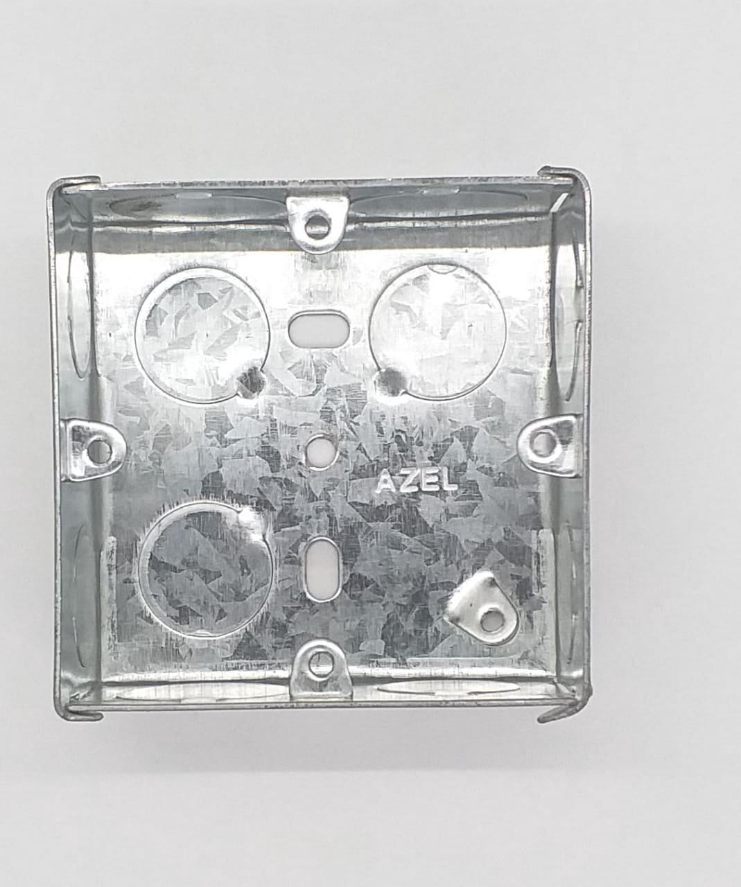 Base Metal 3" X 3" with 20/25 Knockout