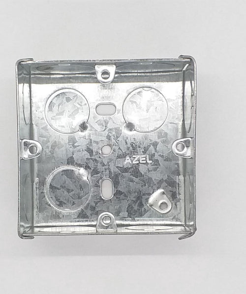 Base Metal 3" X 3" with 20/25 Knockout