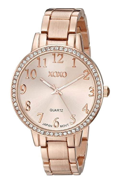 XOXO Watch Women XO5846 Analog Display Analog Quartz Gold
