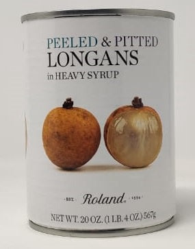 ROLAND (FOODS) Roland Peeled & Pitted Longans IN Heavy Syrup 20OZ 567G