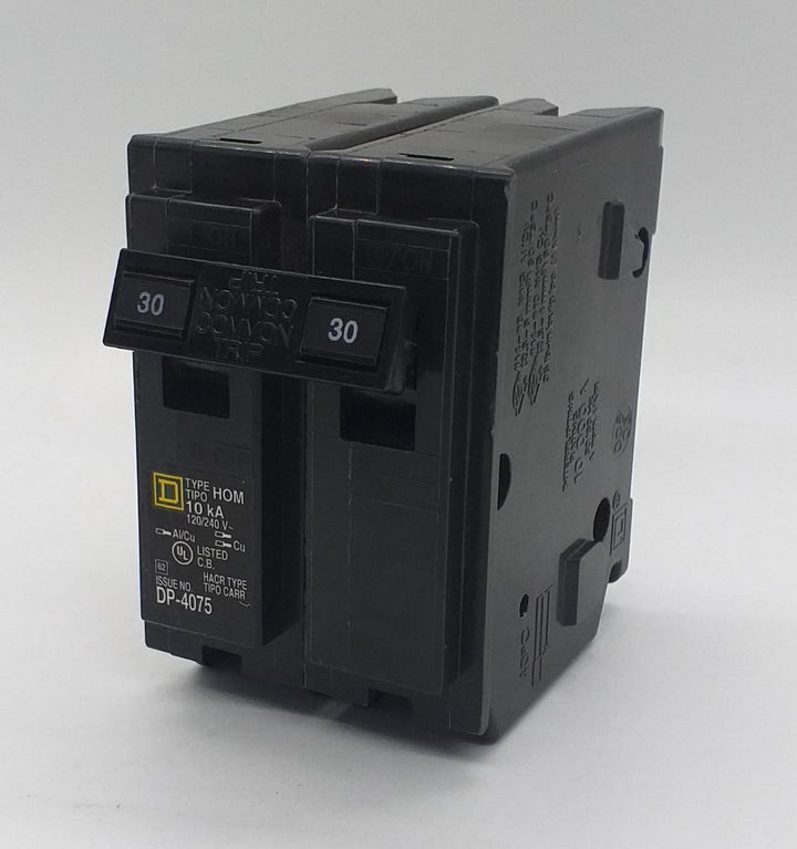 SQUARE D Breaker 30AMPS D/POLE