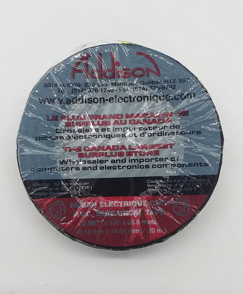 ADDISON Tape Insulation 20M Dtools/ BLK/COL