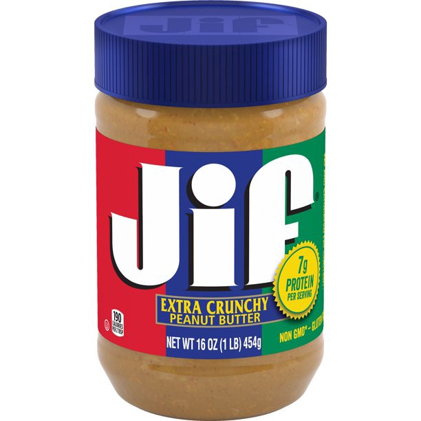 JIF Peanut Butter Extra Crunchy 16OZ 454G