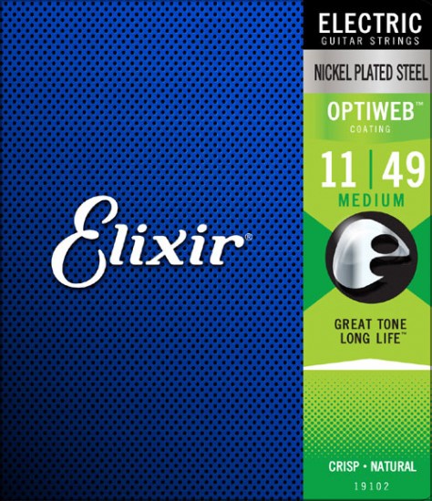 ELIXIR Guitar String 19102 Optiweb Medium