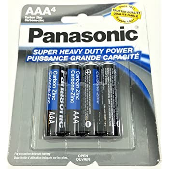 PANASONIC Battery Size Aaa Heavy Duty X 4PCS