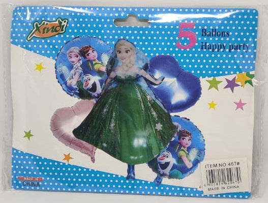 Party Balloons Characters 5PCS Pack 467 Xindi Foil