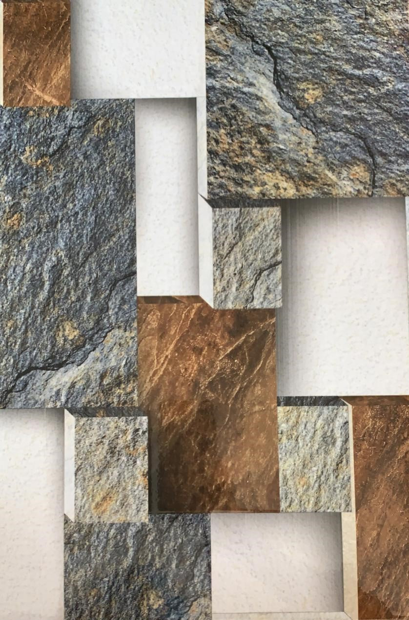 V CERAMIC Tile Ceramic 12" X 18" #Ele 7065