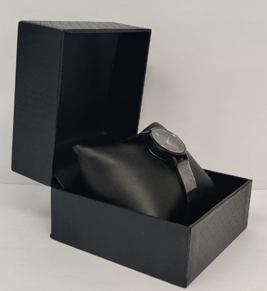 GENERIC Watch Fashion Women Black with Mesh Strap