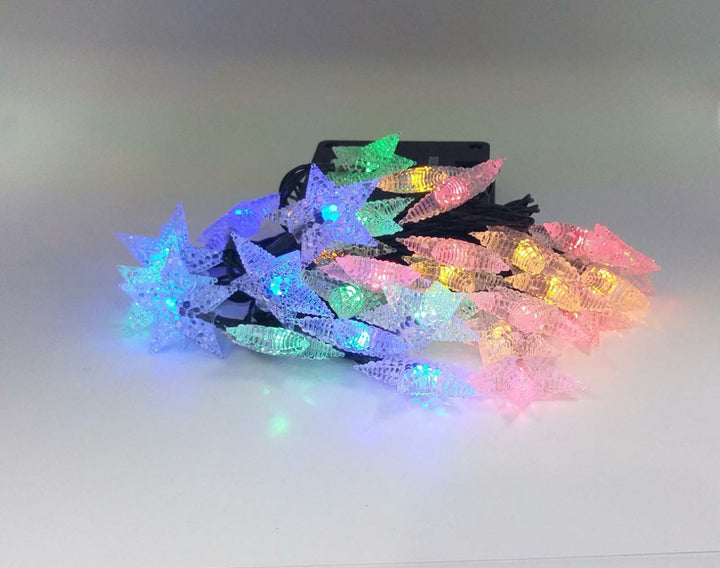 Fairy Light Solar LED 30LED Pentagram Multicolor