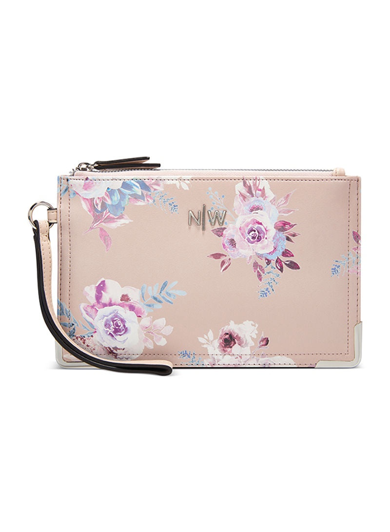 NINE WEST Purse Lanie Wallet NYF519864 Buff Multi