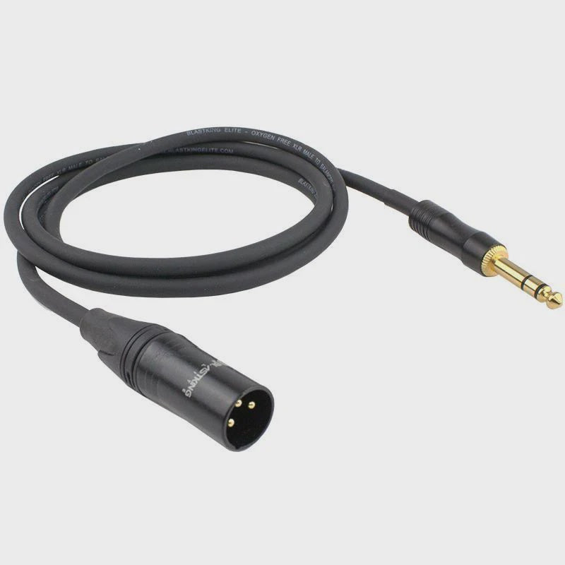 BLASTKING Lead Xlr Male to 1/4 Male Stereo 25' IBKE-CXLRMQ-25
