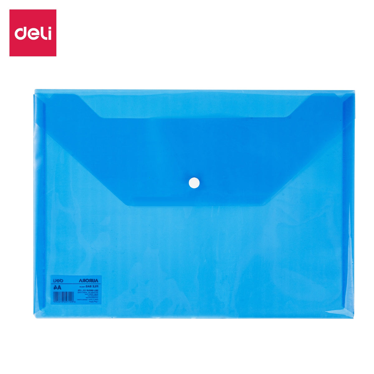 DELI Stationery File Bag F10432 A4 Sold Each