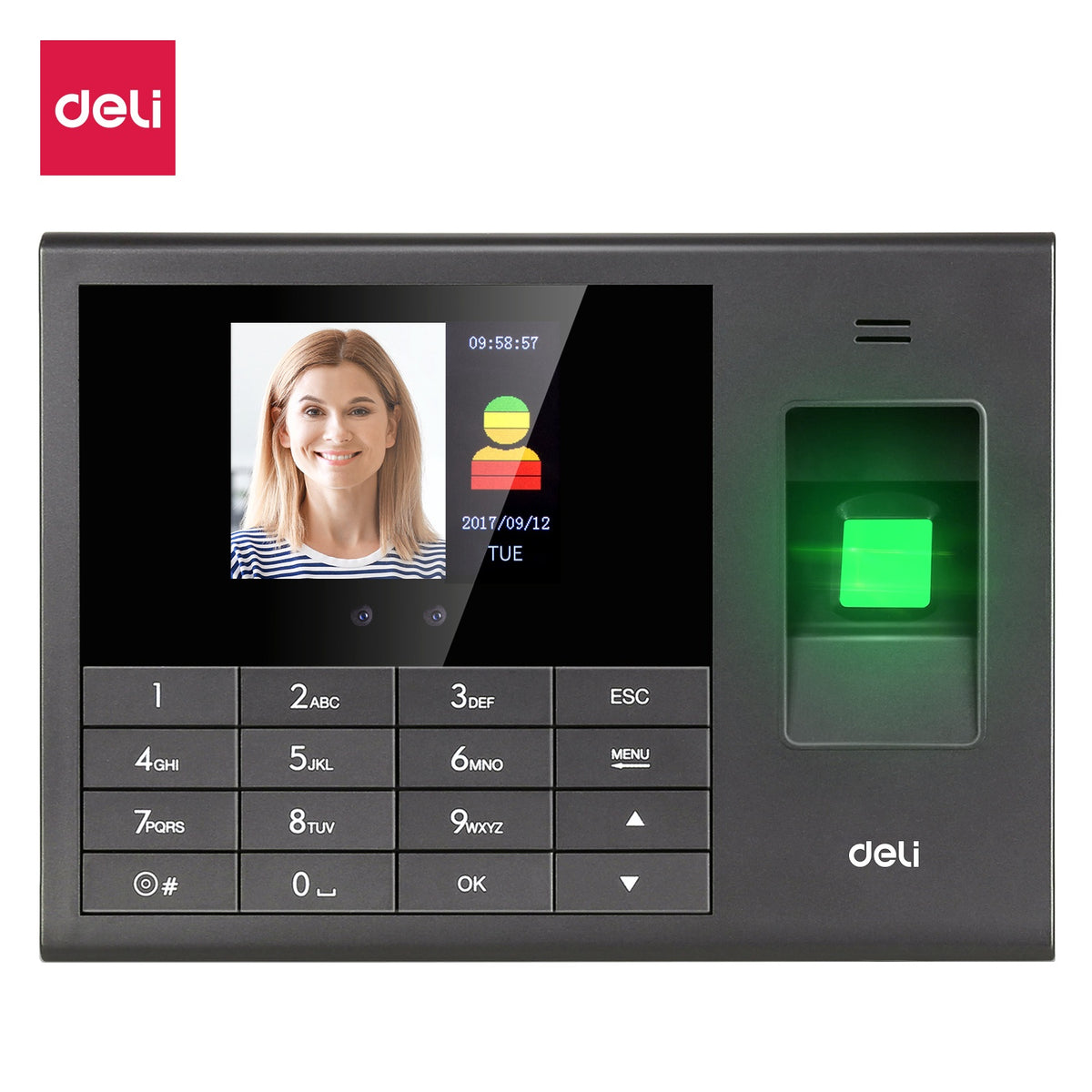 DELI Attendance Machine Face Recognition 3765