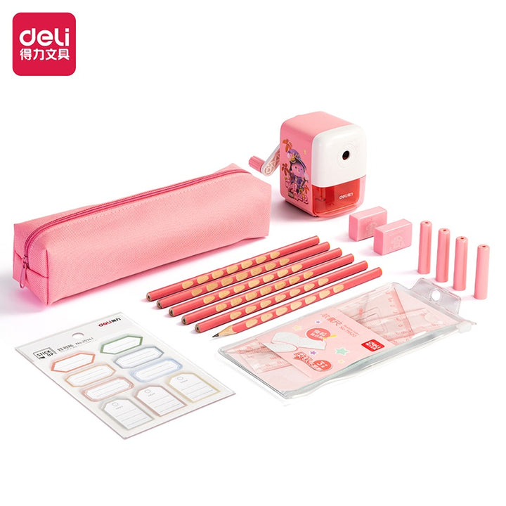 DELI Stationery Set VG53 Pink Box