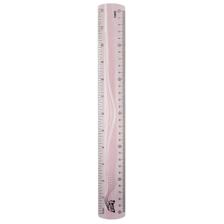 DELI Stationery Ruler H21 Ultra Flexible 12" Sold Each