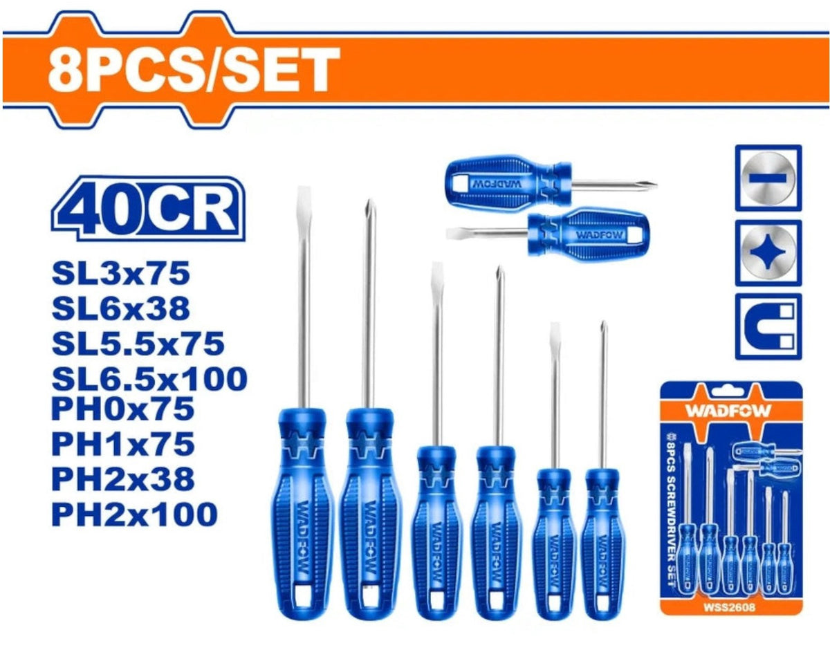 WADFOW Screwdriver Set 8PCS WSS2408