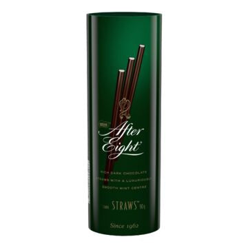 NESTLE Chocolate After Eight Rich Dark Mint Straws with A Luxuriously Smooth Centre Candy 90G