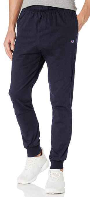 CHAMPION Men Joggers Jersey Navy / Grey