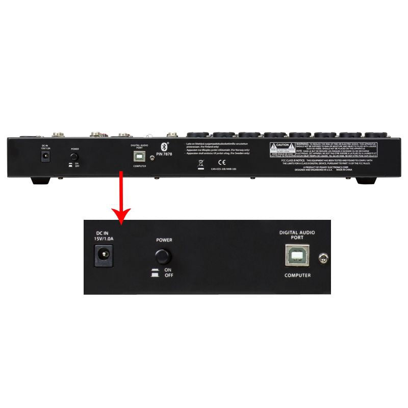 PEAVEY Mixer PV14BT Bluetooth 03614200