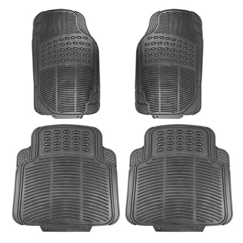 CRAFTEK Car Mat Universal GUC-BY-937 4PCS Rubber Black 4-SEATERS +