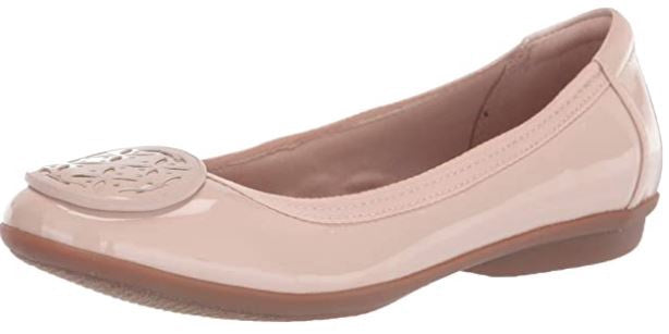 CLARKS Footwear Women's Gracelin Blush Lola Ballet Flat