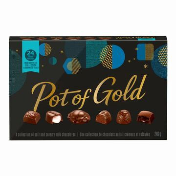 HERSHEY'S Chocolate Box Pot of Gold Blue Soft & Creamy Milk Chocolate 24PCS 246G
