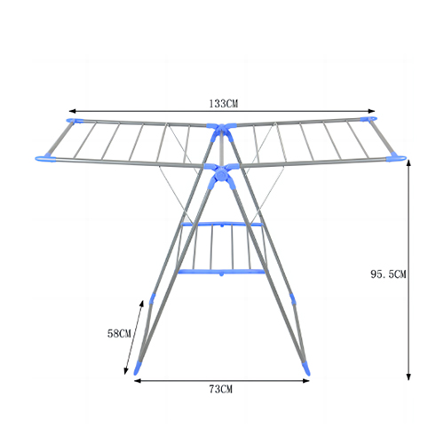 KIOTTO Clothes Drying Rack Foldable Kiotta GKH-0016W