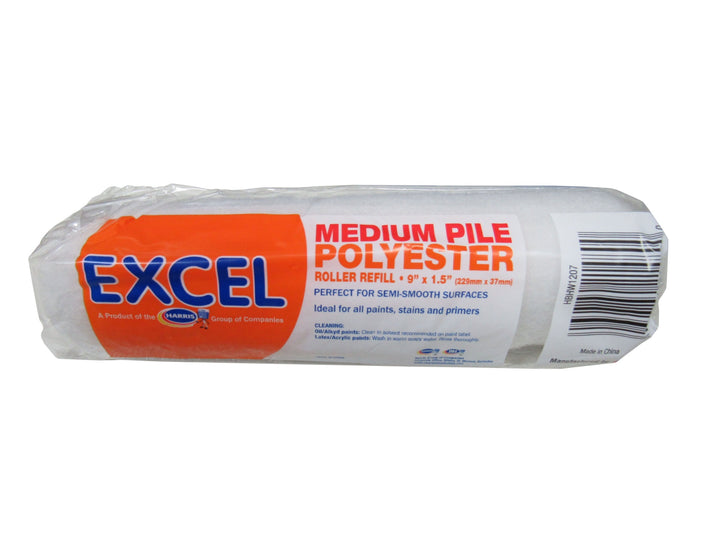 HARRIS Roller Brush Pad 9" Excel HBHW1207 Medium
