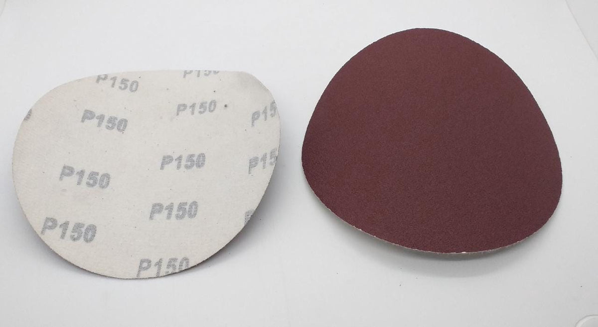 Sand Disc Velcro 6" P150 White Back