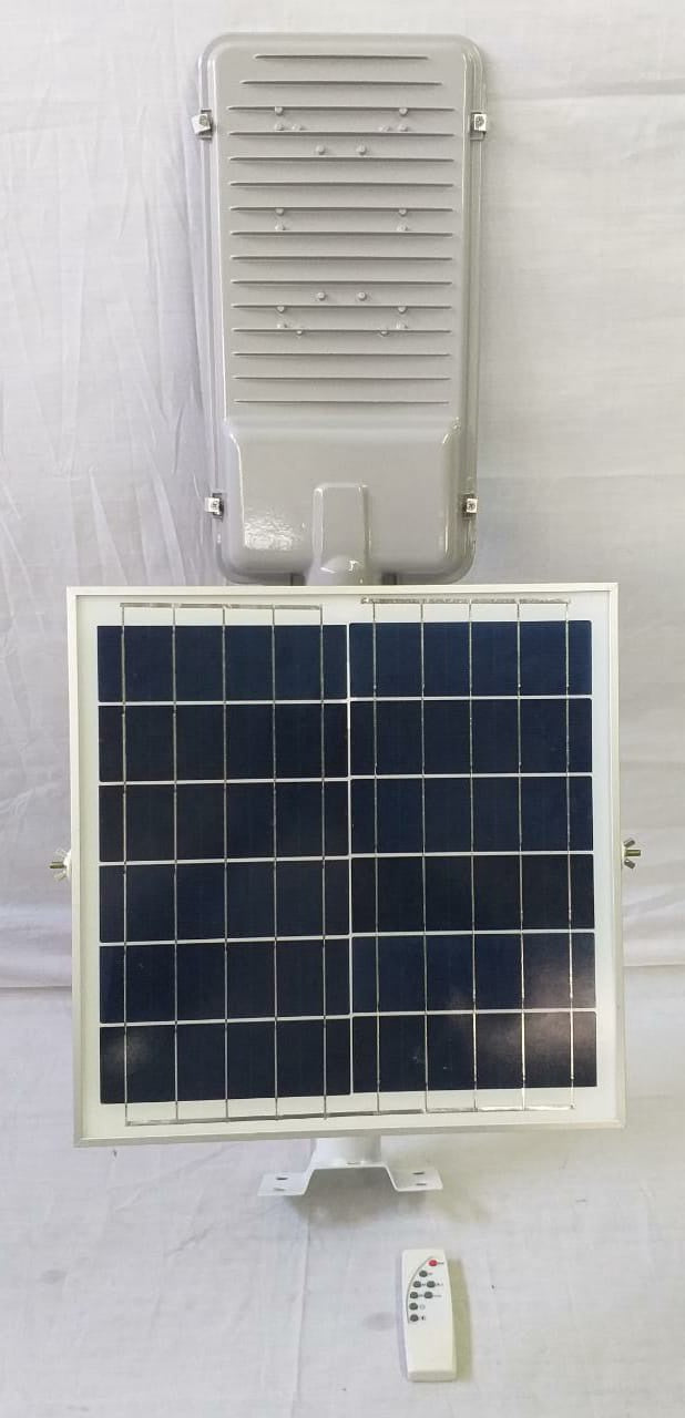 Light LED Post 60W with Solar Plate Grey Tgd 4PANEL
