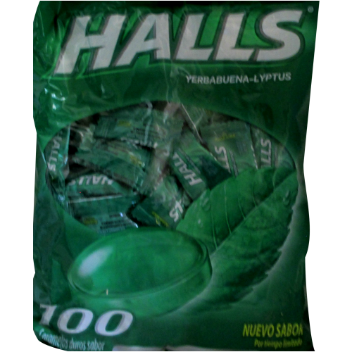 HALLS Spearmint Lyptus Drop 100PCS Pack 300G