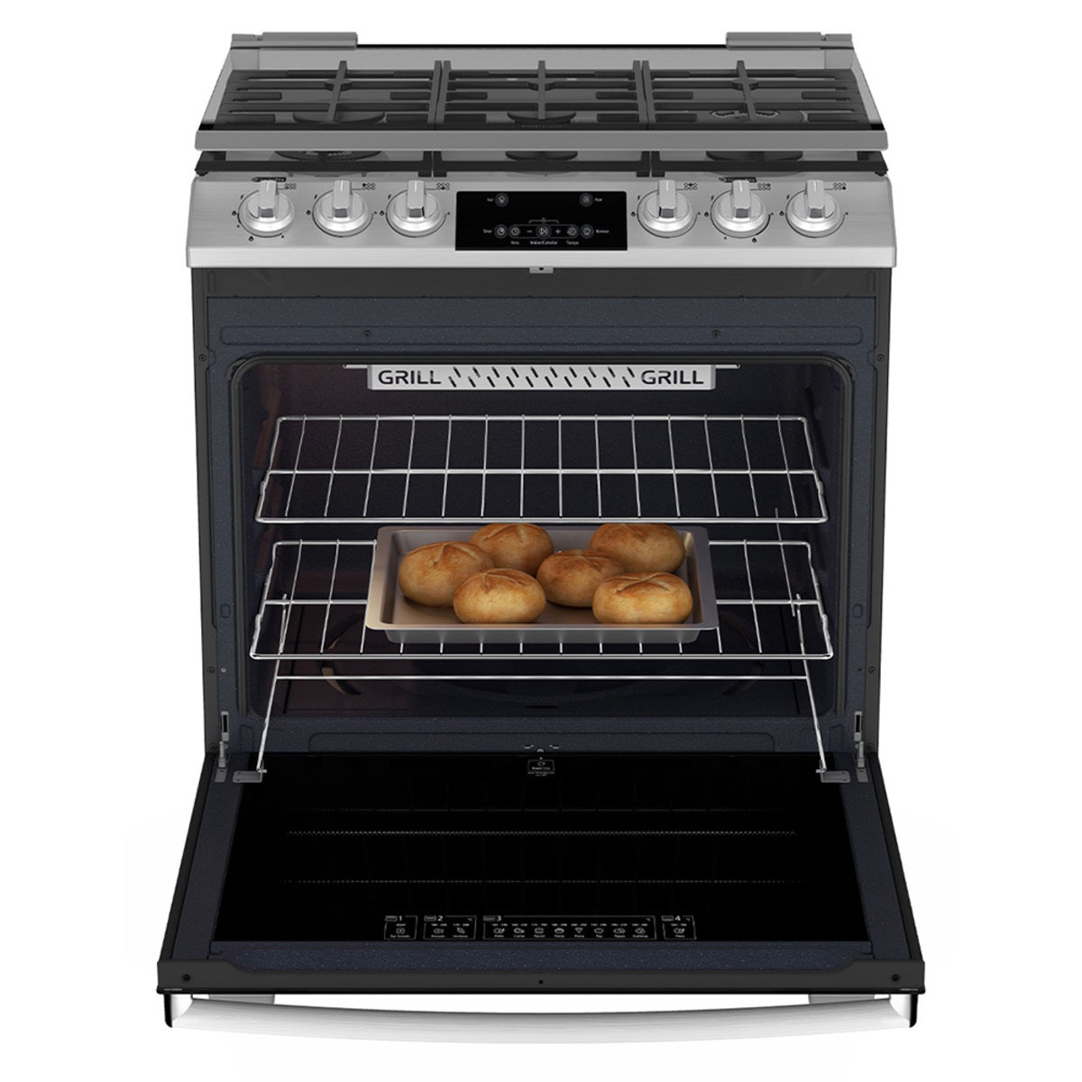 MABE Stove 6 Burner 30" EMH7614DATMSS