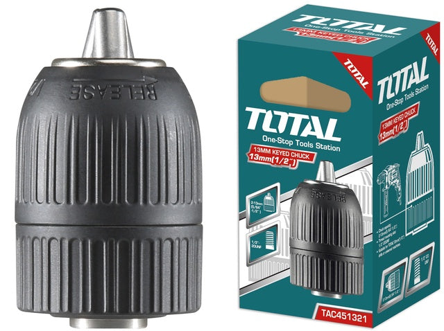 TOTAL Drill Chuck W/KEY TAC451321 13MM