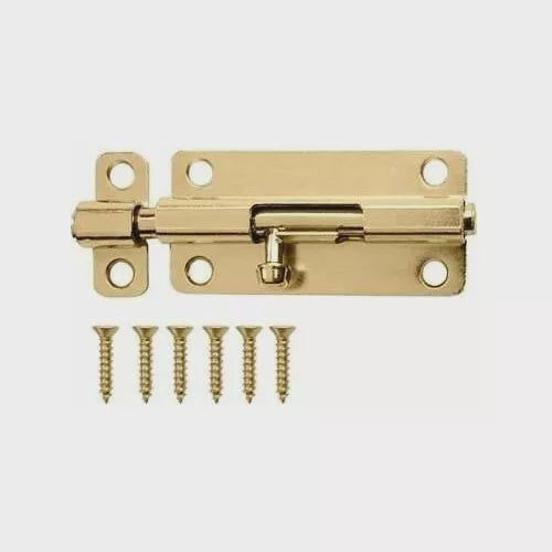 TOTAL Tower Bolt 2" Brass THTB102