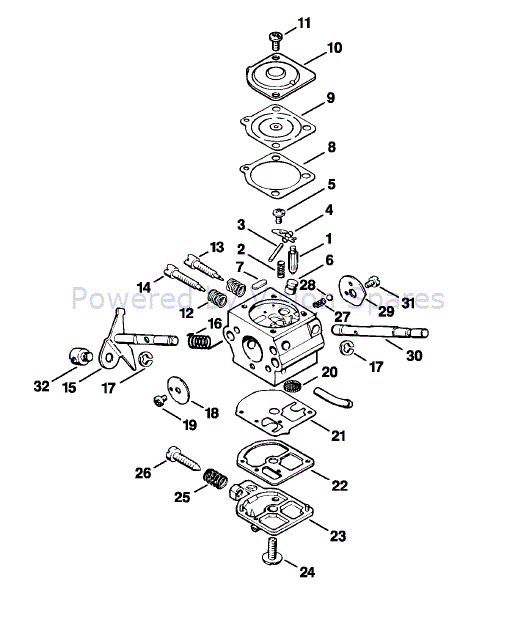 STIHL Adj. Screw High Speed 4119 122 6702 B24