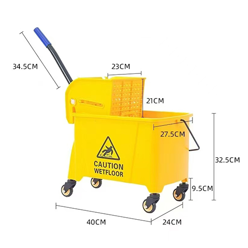 MUTBERG Mop Bucket with Wringer 20L (22QT) HRU-FSB060