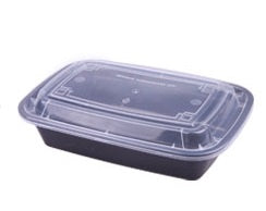 XUELI Food Bowl Black with Lid 938