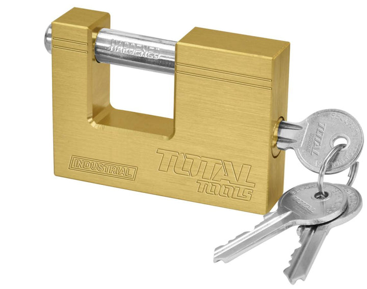 TOTAL Padlock 90MM TLK32903 Brass Block